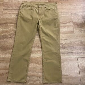 Levi's Men's 514 Red Tag Size 36X30 Straight Brown Denim Jean